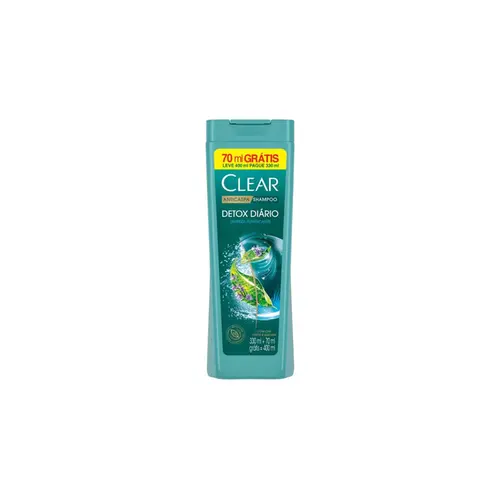 Shampoo Anticaspa Clear Men Scalpfoods Detox Diário Com 400ml