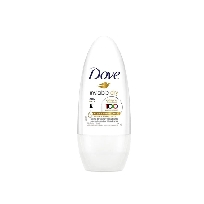 Dove Invisible Rolon Desodorante Dove Roll On Invisible Dry Feminino 50ml - Desodorante Dove ...