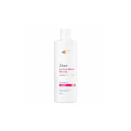 Shampoo Dove Cachos Ativos Biotina Com 370ml