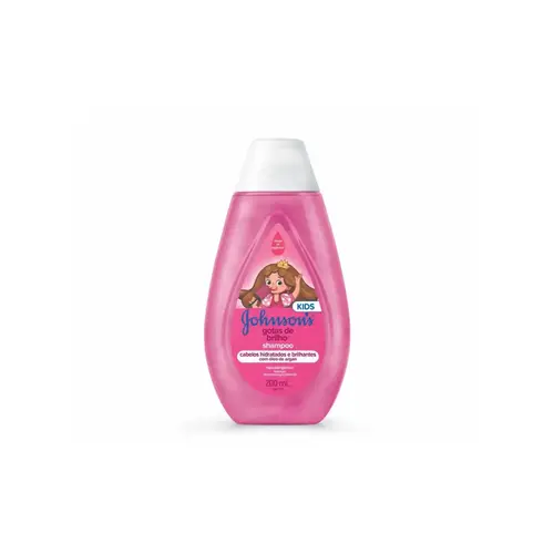 Shampoo Infantil Johnson's Gotas de Brilho Com 200ml