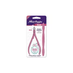 Kit Alicate Cuticula Merheje Basic + Espatula