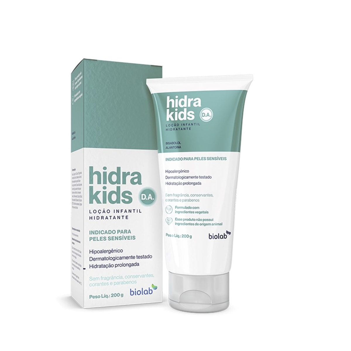 Loção Hidratante Infantil Hidra Kids D.A. Pele Sensível 200g - Loção ...