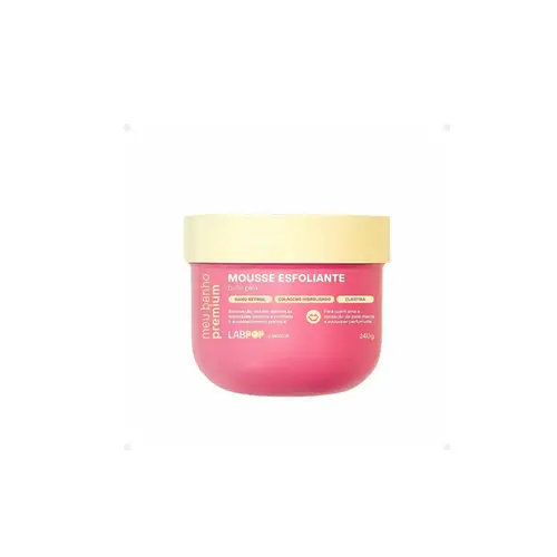 Mousse Esfoliante Labotrat Labpop Belle Pink Com 240g