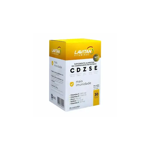 Lavitan CDZSE + Imunidade Com 30 Comprimidos
