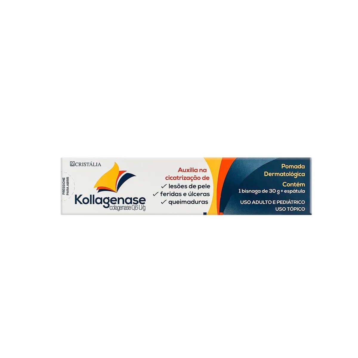 Pomada Kollagenase Cristália 30g - Pomada Kollagenase Cristália 30g ...